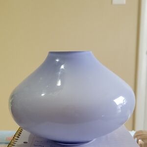 Crate&Barrel Soft Purple Vase